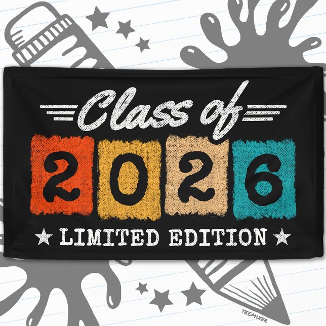 Class of 2026 Limited Edition Vintage Graduation Banner (Creator Uploaded)