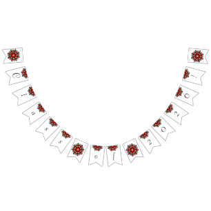 Class of 2026! Mandala in red Bunting