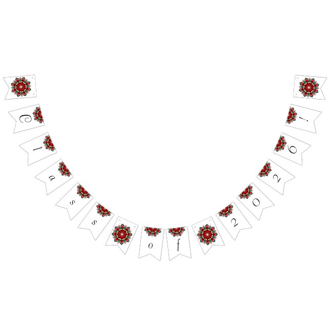 Class of 2026! Mandala in red Bunting (All)