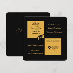  Class of 2026 Medical School Invite   Elegant Sq
