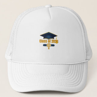 Class of 2026 – Modern Graduation Typography Trucker Hat
