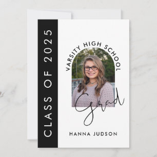 Class Of 2026 Modern Photo Graduation Open House Announcement