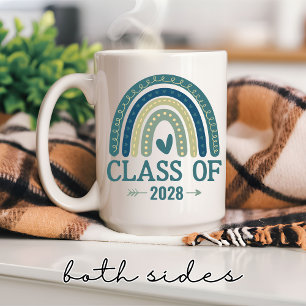 Class of 2026 Mug, Custom Graduation Gift for Her Two-Tone Coffee Mug