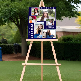 Class of 2026 Multi Photo Graduation Announcement  Poster