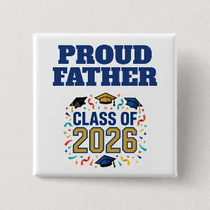 Class of 2026 Party 15 Cm Square Badge