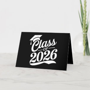 Class Of 2026 Proud Graduate Graduation Thank You Card