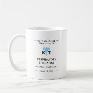 Class of 2026 Respiratory Therapist RRT Graduation Coffee Mug