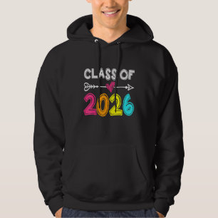 Class Of 2026 Senior 2026 Grow With Me School Grad Hoodie