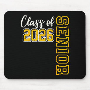 Class of 2026 senior 26 high school graduation mouse mat