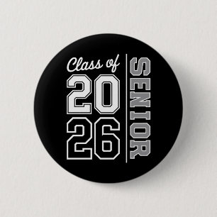 Class Of 2026 Senior Graduation 26 Graduate 6 Cm Round Badge