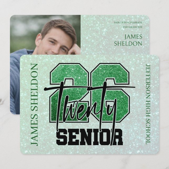 Class of 2026 Senior Graduation Announcement  (Front/Back)