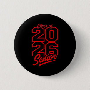 Class of 2026 senior graduation high school senior 6 cm round badge