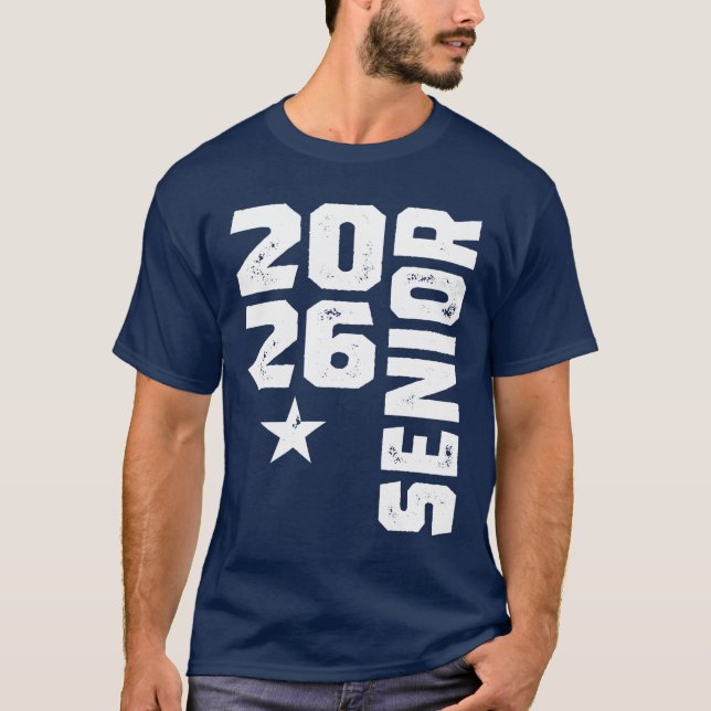 Class of 2026 - Senior Graduation School T-Shirt (Front)