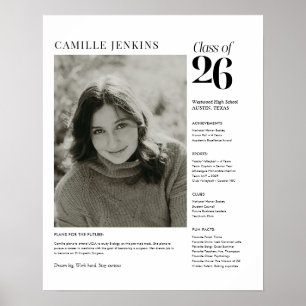 Class of 2026 Senior Photo Memory Poster
