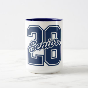 Class of 2026 Senior Pride Typography  Two-Tone Coffee Mug