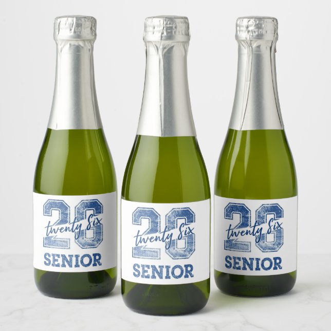 Class of 2026 Senior Sparkling Wine Label (Bottles)