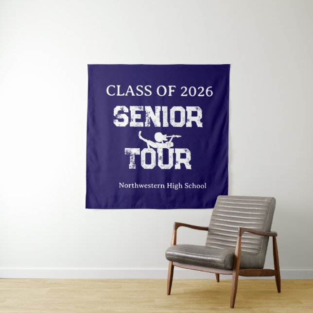 Class of 2026 Senior Tour High School Spirit Tapestry (In Situ)