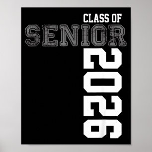 Class of 2026 senior year 26 graduation poster