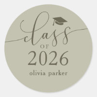 Class of 2026 Simple Graduation Party Favour