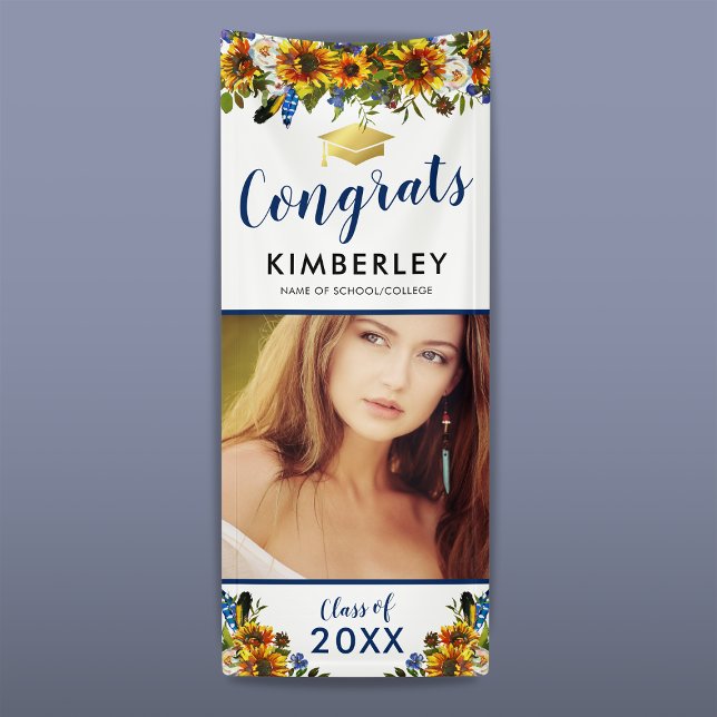Class of 2026 Sunflower Congrats Graduation Banner (Creator Uploaded)