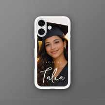 CLASS OF 2026 | WHITE EDGE phone case with name