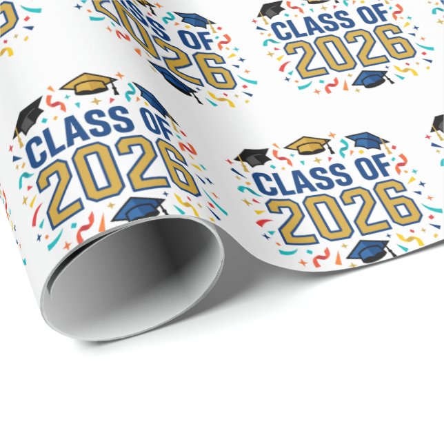 Class of 2026 wrapping paper (Roll Corner)