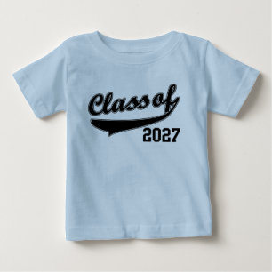 Class of 2027, Cute Funny Baby T-Shirt