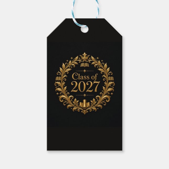 Class of 2027 gift tags (Front)