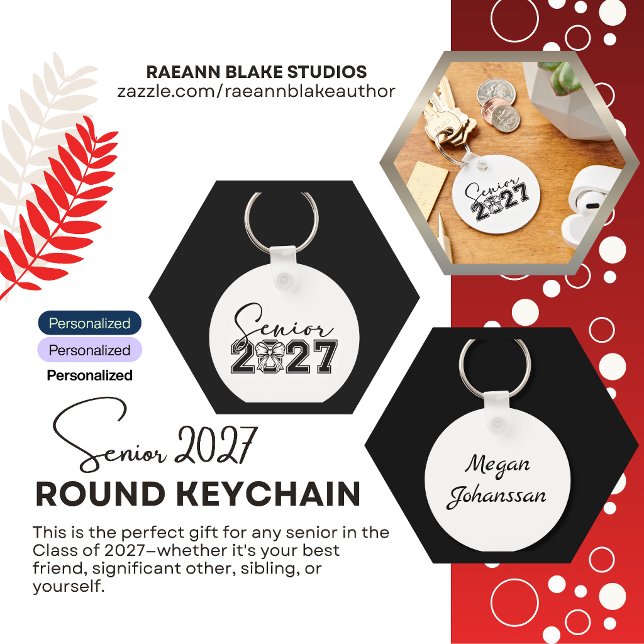 Class of 2027 Personalised Keychain (Creator Uploaded)