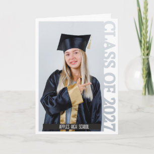 Class of 2027 Photo Graduation Announcement Card