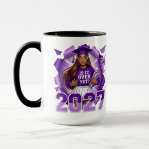 Class of 2027 Purple Graduation Mug