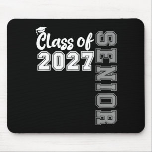Class of 2027 senior 2027 back to school graduatio mouse mat