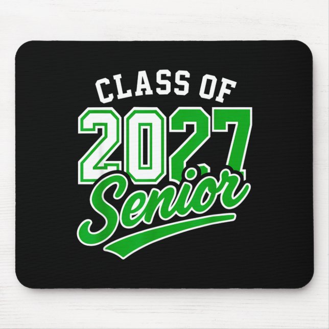 Class of 2027 senior 2027 back to school mouse mat (Front)