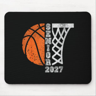 Class of 2027 senior 2027 basketball graduation mouse mat