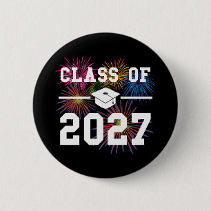 Class Of 2027 Senior Year 6 Cm Round Badge