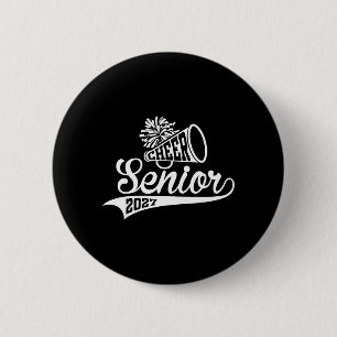 Class of 2027 Senior Year Cheer Back to School 6 Cm Round Badge