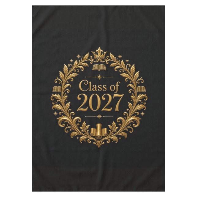 Class of 2027 tablecloth (Front)