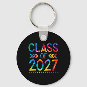 Class of 2027 - Tie dye Back to School Class of 20 Key Ring