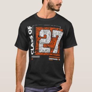 Class of 2027 Urban Streetwear Graduation Class of T-Shirt