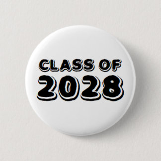 class of 2028 6 cm round badge