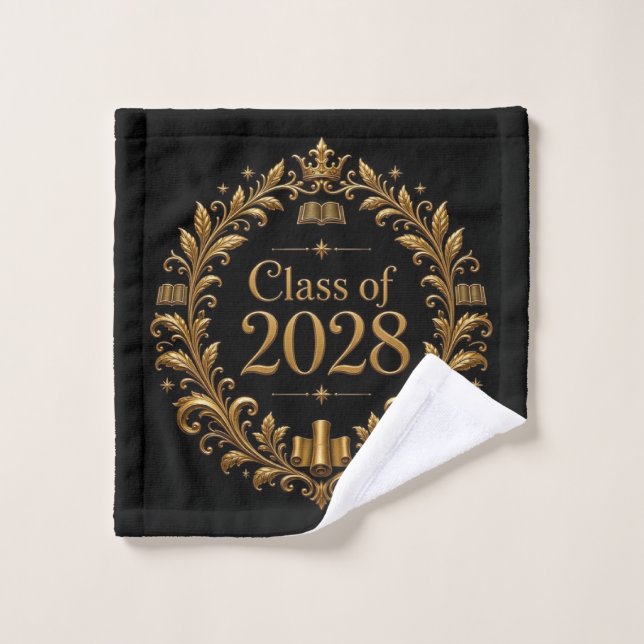 Class of 2028 bath towel set (Wash Cloth)