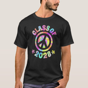Class Of 2028 Graduate Future Graduation Peace Sig T-Shirt