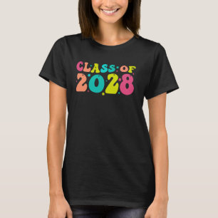 Class of 2028 Grow With Me Graduation First Day of T-Shirt