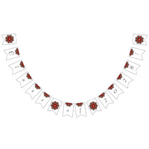 Class of 2028! Mandala in red Bunting