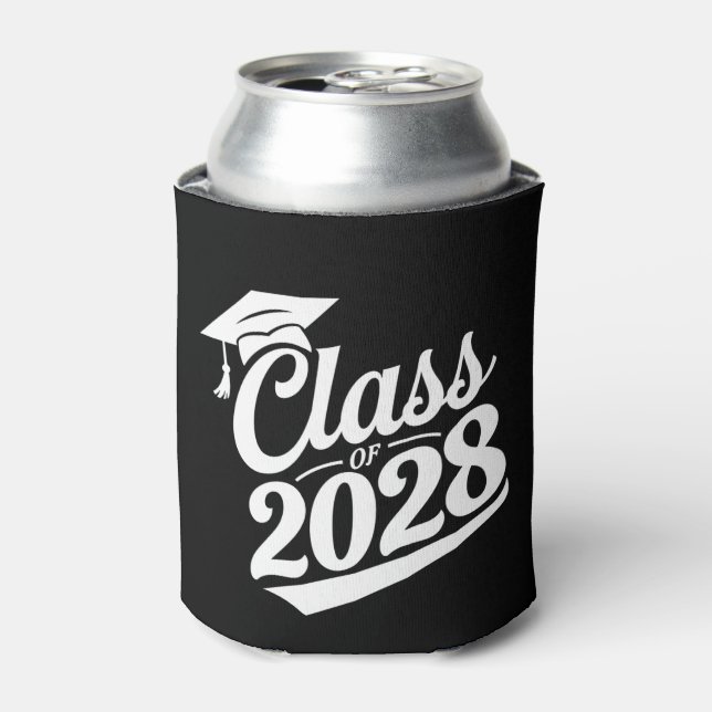 Class Of 2028 Proud Graduate Graduation Can Cooler (Can Front)