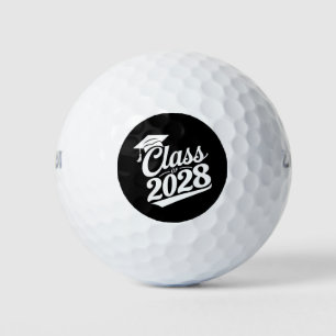 Class Of 2028 Proud Graduate Graduation Golf Balls