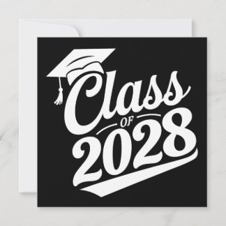 Class Of 2028 Proud Graduate Graduation Invitation