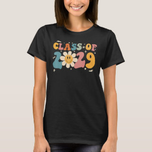 Class of 2029 Grow With Me Graduation First Day of T-Shirt