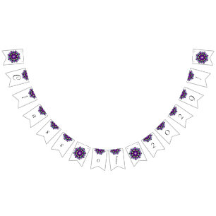 Class of 2029! Mandala in purple Bunting