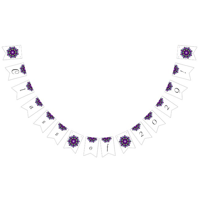 Class of 2029! Mandala in purple Bunting (All)